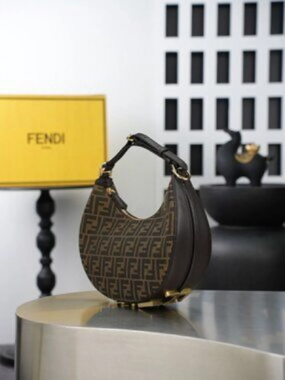 ✨✨Fendi Fendiography Jacquard FF Mini Bag Box Duster